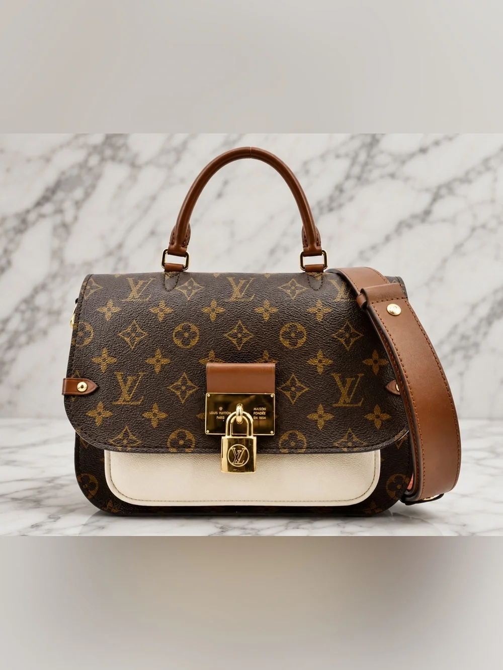Authentic Louis Vuitton Monogram Vaugirard Shoulder/ Crossbody Bag